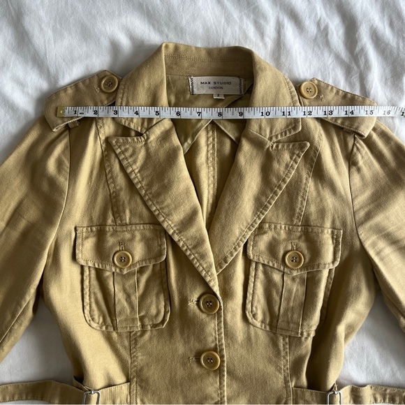 Max Studio Safari/Military Inspired Jacket/Blazer - Picture 7 of 8